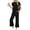 Z-Black, variant on Outfit Sets for Women Summer Short Sleeve Tops And Pants Sweatsuits Casual 2 Piece Tracksuit Lounge Set
