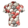thumbnail image 4 of joogoo Football Rugby Balls Pattern Men's Cycling Jerseys Mountain Bike Short Sleeve Tops 3XL, 4 of 7