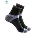 thumbnail image 2 of Deago 1 Pairs Men's Cotton Cushion Crew Socks Moisture Wicking Athletic Socks for Sport Walking Running Hiking (Green), 2 of 8
