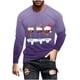 thumbnail image 2 of Blusas y camisas de manga larga y cuello redondo para hombre, camisetas casuales con estampado de moda y cuello redondo, blusas de licra de manga corta para hombre., 2 of 5