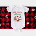 thumbnail image 4 of Body para recién nacido de My First Christmas, mono de manga corta para bebé, ropa de fiesta para bebé con estampado en español, 4 of 5