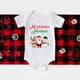 thumbnail image 4 of Body para recién nacido de My First Christmas, mono de manga corta para bebé, ropa de fiesta para bebé con estampado en español, 4 of 5
