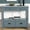 Blue, variant on Pine Wood and MDF Console Table | Holds Vases, Photos and Baskets | Has a Simple and Classic Style