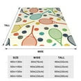 thumbnail image 3 of Pofeuu Racket and Tennis Ball Print Ultra-Soft Micro Fleece Blanket,for Bed Or Sofa,All Season Throw Blankets Flannel Blanket-80"x60", 3 of 7