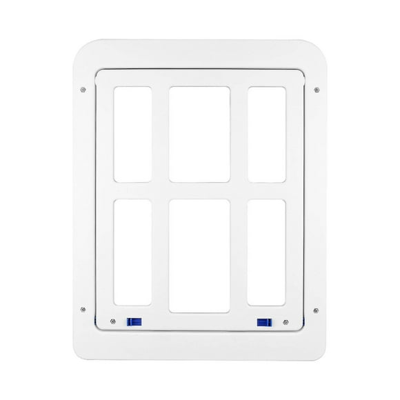 Puerta abatible para perros cerradura de seguridad de 2 vías, puerta abatible para perros, , animales , puerta pequeña para mascotas, Yuyangstore Puerta grande para gatos