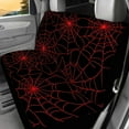 thumbnail image 6 of Qpednta Halloween Spider Web Automobile Seat Cover Sets Front Seat Protector Carseat Rear Split Bench Cover Universal Car Seat Cover Vehicle Seat Cover 4pcs Easy to Install, 6 of 7