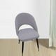 thumbnail image 3 of Funda para silla Parson para mesa de restaurante o cafetería, funda para asiento pequeño, funda para silla Parson para banquetes gris claro, 3 of 9