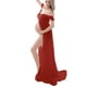 thumbnail image 5 of Vestido de Fotografía de Maternidad Sonducket Fuera del Hombro Rojo AP019290-06, 5 of 6