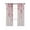 Pink, variant on Orange Ombre Botanical Blackout Curtains 90 Inches Long for Bedroom, Watercolor Country Pastoral Leaf Thermal Insulated Room Darkening Black Out Window Curtain Panels Grommet Drapes for Living Room