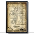 thumbnail image 2 of Verrado Vintage Map Prints Canvas, Arizona Map Art Canvas, Canvas, Verrado Map City style vintage Canvas , Canvas Wall Art, Street Map Artwork Canvas, 2 of 6