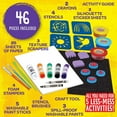thumbnail image 2 of Crayola Less Mess Painting Activity Kit, 2 of 4
