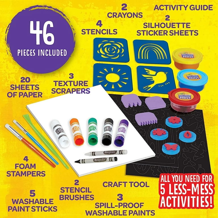 Crayola Ultimate Light Board Less Mess Painting Activity Kit