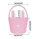thumbnail image 3 of Cesta de Pascua para niños y bebés, cesta de Pascua para bebé con asa, cesta vacía para huevos de conejito, cestas de Pascua para niños, niñas, bebés, cesta de regalo de Pascua personalizada., 3 of 4
