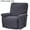 Dark Gray, variant on Yesbay Recliner Cover Stretch Soft Polyester Non Slip Side Pocket Jacquard Cover
