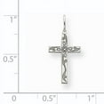 thumbnail image 2 of Beautiful 14K White Gold Laser Designed Cross Charm, 2 of 2