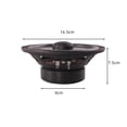 thumbnail image 4 of FlyFlise One Pair Universal Audio 100 Watt Power Reference 6.5 Inch Car Horn, 4 of 8