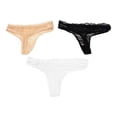 thumbnail image 2 of Tanga Secret Treasure para Dama Diseño con Encaje Varios Colores 3 Piezas Talla M, 2 of 4