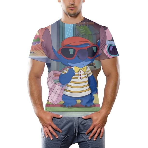 2021 camisetas de dibujos animados de Anime Kinder Disney Lilo Stich 3D Druck Sommer Männer camiseta Kurzarm Streetwear Frauen Kleidung Tops xuanjing unisex