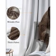 thumbnail image 3 of Funny Donkeys Blackout Curtains for Bedroom Living Room Darkening Curtains 54 Inch Long Cute Art Fun Lovely Animals on Toilets Short Curtain for Small Window Treatment Grommet Drapes 42"x54"x2, 3 of 9