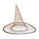 thumbnail image 1 of Sombrero de bruja de Halloween con diseño, sombrero elástico para disfraz de bruja para mujeres adultas, accesorios para fiestas, 1 of 6