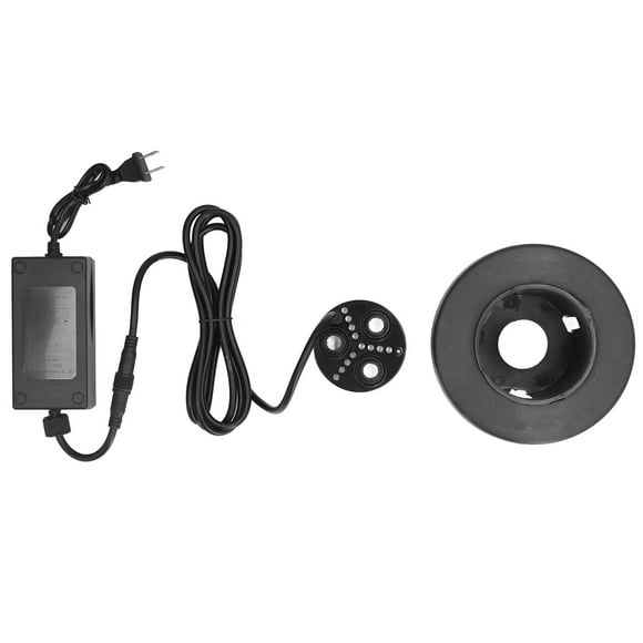 Ultrasonic Fog Maker,Ultrasonic Fog Maker 3 Water Fountain Atomizer LED Fountain Fogger Exceptional Reliability