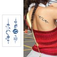 thumbnail image 2 of 4pcs pegatinas de tatuaje tatuajes semipermanentes flor tatuaje pegatina para hombres mujeres FLhrweasw Nuevo, 2 of 9