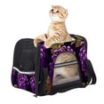 thumbnail image 6 of Grape Pet Supplies: Fabric 900D Oxford Cloth Sherpa Nylon Pet Bag 17x10x11.8 in 43x26x30 Cm, 6 of 7