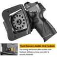 thumbnail image 5 of OWB Thumb Release Holster: Taurus G3C/G2C, Millennium PT111/PT140 G2 Right Hand, 5 of 7
