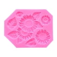 thumbnail image 1 of Gibobby Girasol decoración Fondant silicona boda molde glaseado pastel molde pastel molde(Rosa), 1 of 5