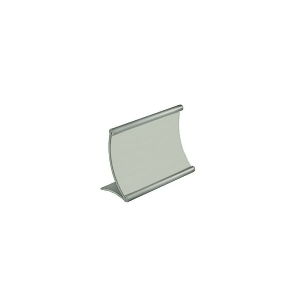 Curved Metal Counter Sign Holder 6"W x 4"H
