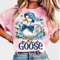 thumbnail image 3 of Floral Mama Goose Tee Shirt Coquette Mama Shirts Coquette Mom Tees Goose Lover Shirt, Mothers day Gift, 3 of 4