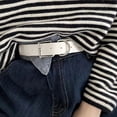 thumbnail image 5 of Cinturón de cuero para mujer para pantalones vaqueros, cinturón de cuero PU de moda con hebilla de aleación, 5 of 5