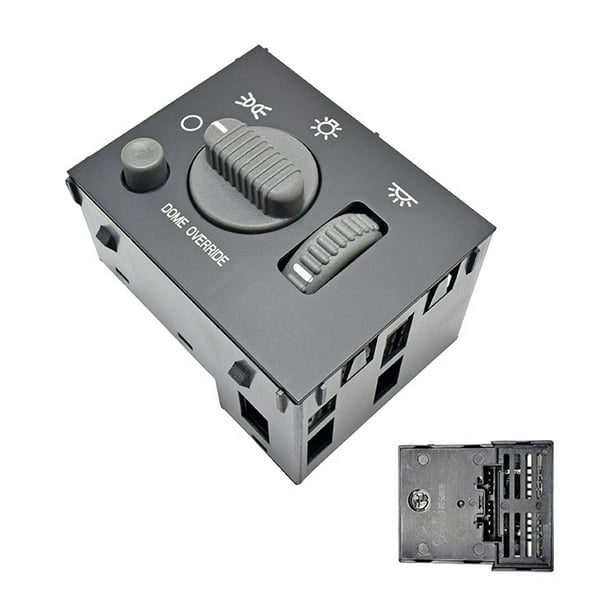 Interruptor de Luces Generico Para Suburban 2000 A 2002 Chevrolet Con regulador Gris 9 pines