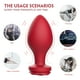thumbnail image 4 of 3-Piece Set Rose Tail Anal Butt Pussy Plug Silicone Waterproof Adult Expansion Sex Toys For Woman Man Prostata Massager Gay Shop, 4 of 5