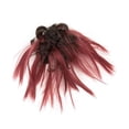thumbnail image 1 of 2 Pcs Chignon Décoiffé Pièce Chignon Faux Chouchous Extension Postiches Ondulés Bouclés Queue de Cheval Chignon Serre-Tête pour Femmes, 1 of 2