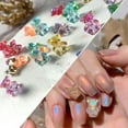 thumbnail image 2 of Joernso Women Sparkling Bear Pattern Resin Nail Art Sequin Sticker for DIY, 2 of 7