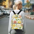 thumbnail image 7 of FORMRS Mini Backpack Purse for Women Travel Daypack Casual Shoulder Bag, Candy Lemon, 7 of 7