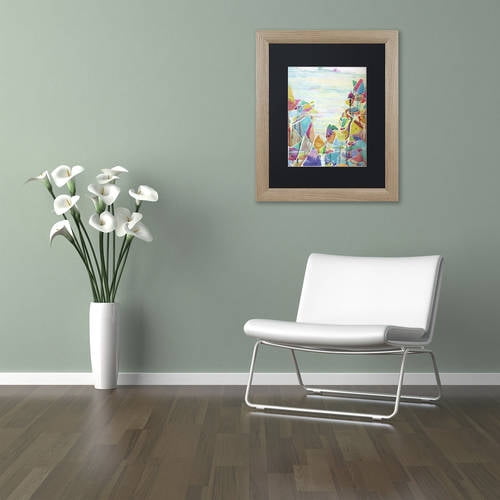 Trademark Fine Art "Pico de Orizaba" Canvas Art by Lauren Moss Black Matte, Birch Frame