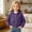 Dark Purple, variant on Liyamei Kids Hooded Jacket with Pockets for Fall Casual Sport Outerwear Size 4-5 Years
