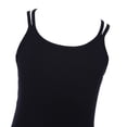 thumbnail image 4 of Kaerm Justaucorps de Danse Ballet Sans Manches pour Filles Dos Croisé Classique Noir P, 4 of 8
