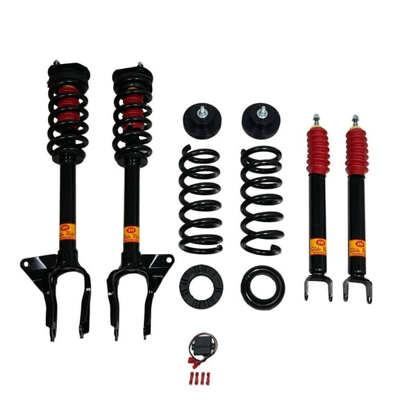 2016-2020 Jeep Grand Cherokee Air Suspension Conversion/Delete Kit with Module for 4x4 3.6L V6, V8 and 3.0 Diesel Engines (JC24FML)