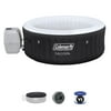 Coleman 71'' x 26'' Portable Inflatable Spa 4-Person Hot Tub Black (Open Box)