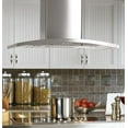 thumbnail image 5 of Ge Profile Uvi7361sw 430 Cfm 36" Wide Island Range Hood - Stainless Steel, 5 of 9