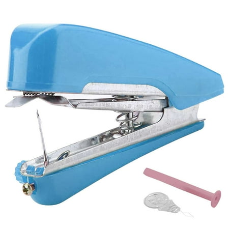 Portable Mini Manual Sewing Machine Simple Operation Sewing Tools Sewing Cloth Fabric Handy Needlework Tool