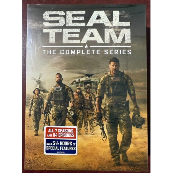 Seal Team - The Complete Series, Season 1-7 (DVD, 30-Disc, Box-Set)