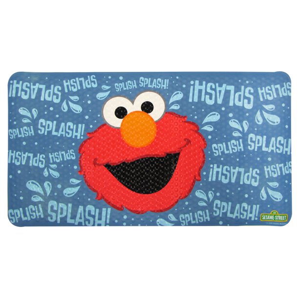 Sesame Street Elmo Color Changing Bath Mat 15" x 27"