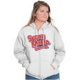 thumbnail image 5 of Caramel Sugar Mama Original Logo Zip Hoodie Sweatshirt Women Brisco Brands M, 5 of 6
