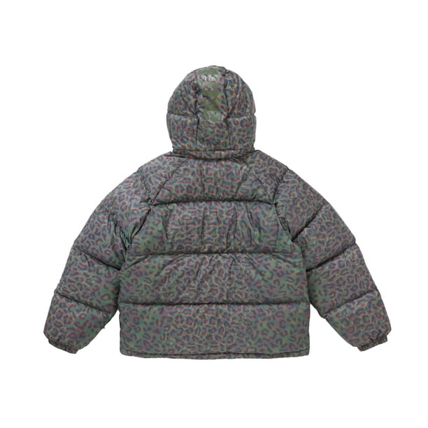 Supreme Men's 700-Fill Down Lightweight Puffer Jacket Leopard