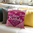 thumbnail image 3 of SHANXI 25th Birthday Gifts, Gifts for 25th for Women Throw Pillow Cover 22x22in, 3 of 5