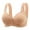 Beige, variant on Hfnxid Women Bras Under $ 5.00,Woman Color Thin And Steel Hoop Gathered Breathable Underwear For Daily Bras